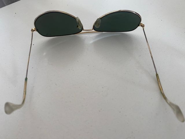Gafas Ray-Ban Aviator Doradas Lente Verde