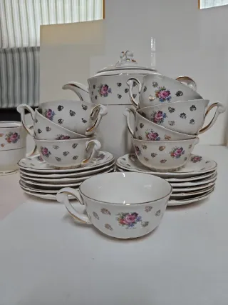 Juego Café Vintage Royal France Porcelana