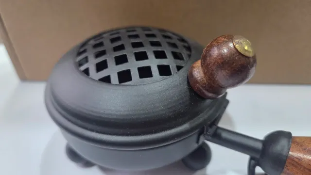 Sartén quemador de incienso con mango