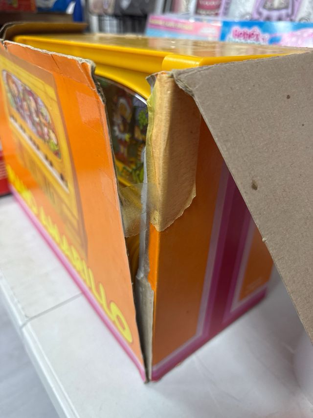 Piano Juguete Antiguo Amarillo