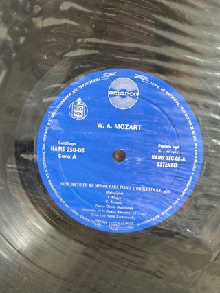 Vinilo W. A. Mozart - Concierto KV 466
