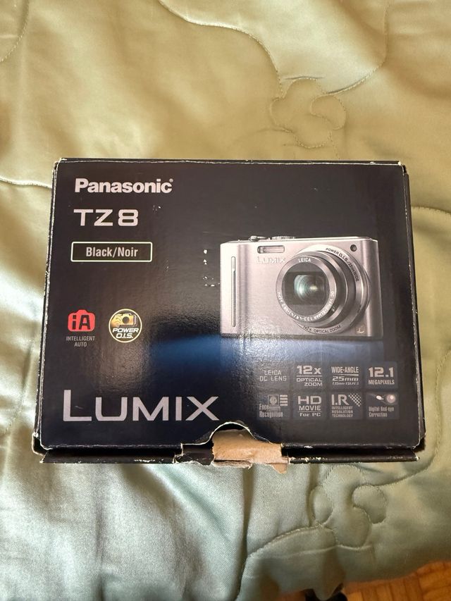 Cámara Panasonic Lumix DMC TZ8 Negra
