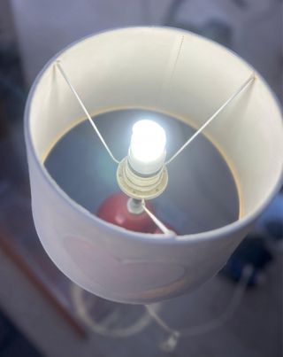 Lámpara de mesita de noche corazón