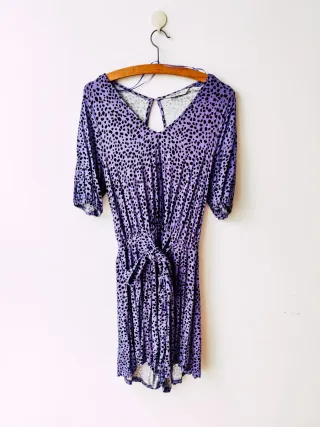 Mono corto Stradivarius estampado lunares