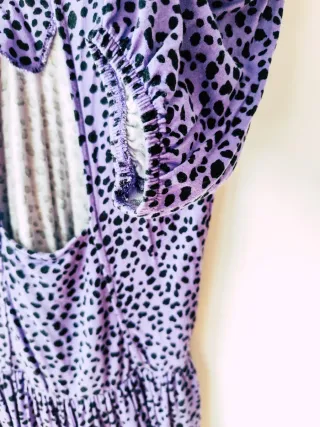 Mono corto Stradivarius estampado lunares