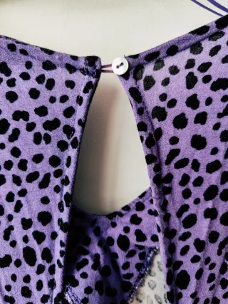 Mono corto Stradivarius estampado lunares