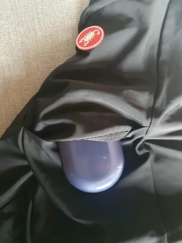 Culotte Castelli Negro talla M, con bolsillo