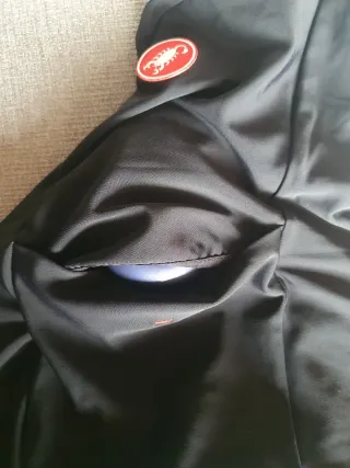 Culotte Castelli Negro talla M, con bolsillo