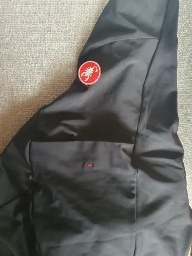 Culotte Castelli Negro talla M, con bolsillo