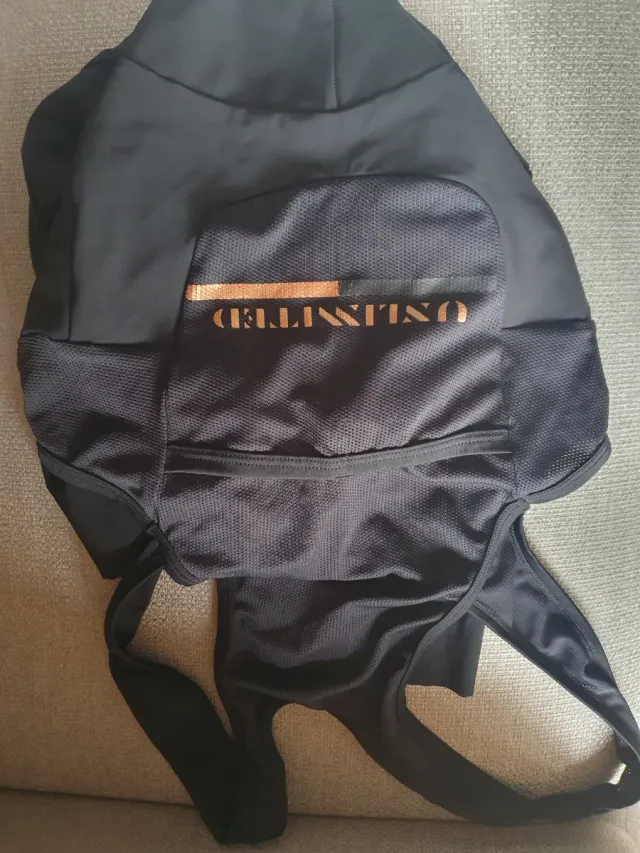 Culotte Castelli Negro talla M, con bolsillo