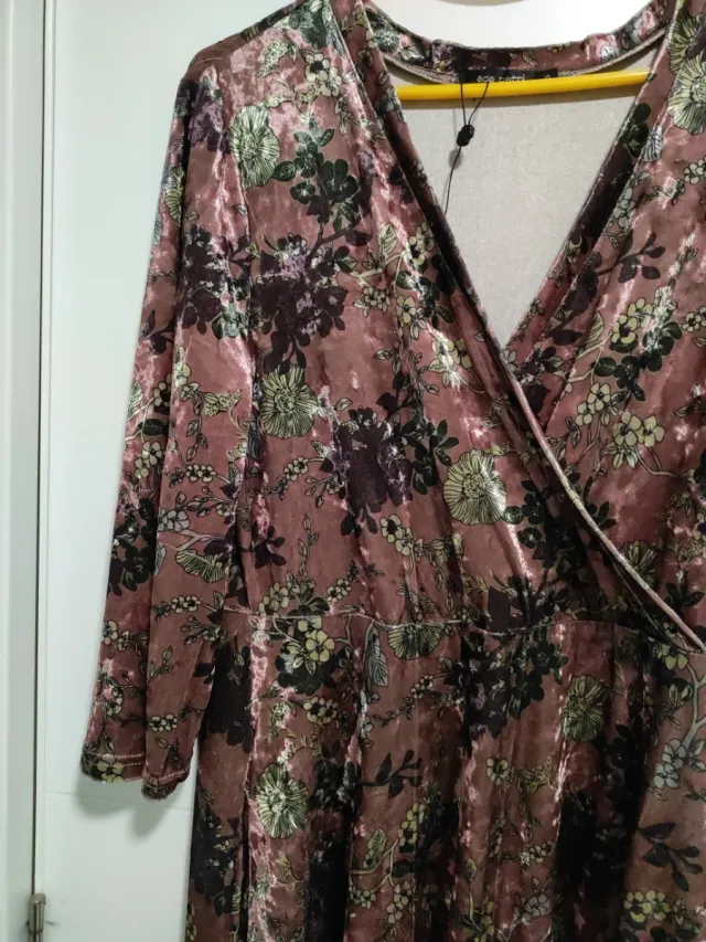 Vestido fiesta XL nuevo estampado floral