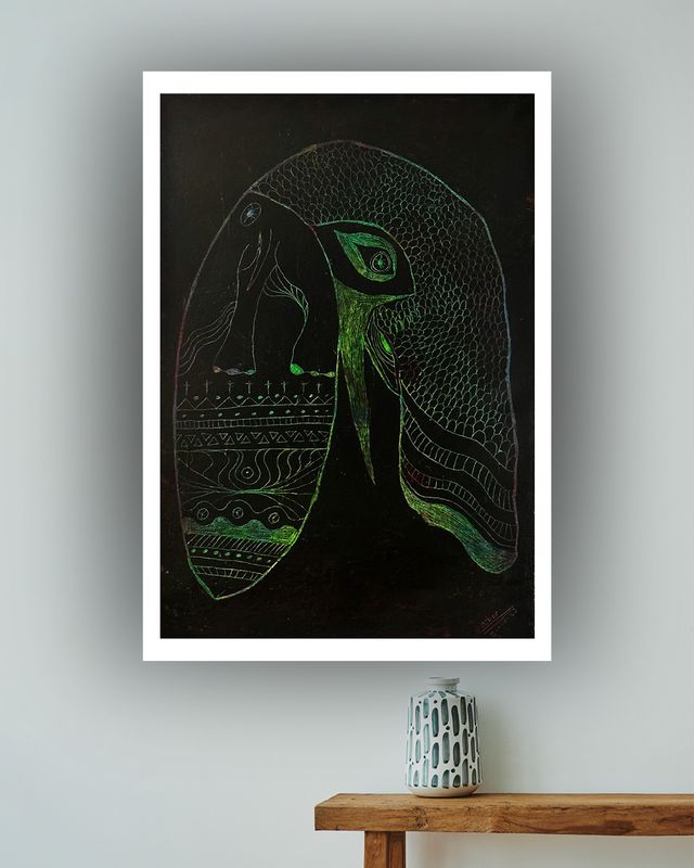 Lámina decorativa abstracta