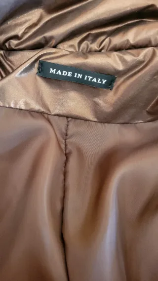 Piumino donna con pelliccia ecologica