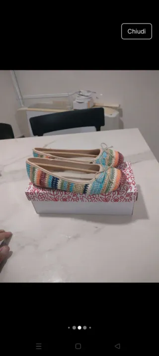 Scarpe Swish Jeans donna n.36 ballerine multicolor