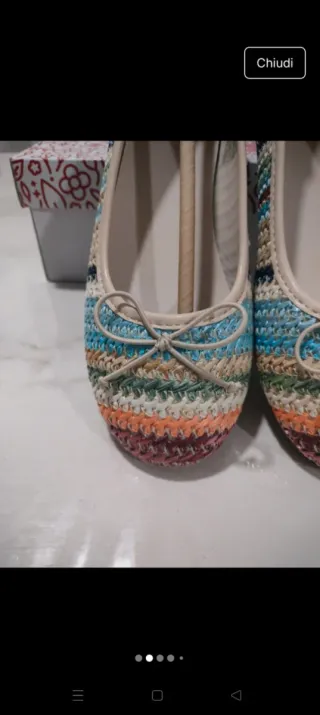 Scarpe Swish Jeans donna n.36 ballerine multicolor