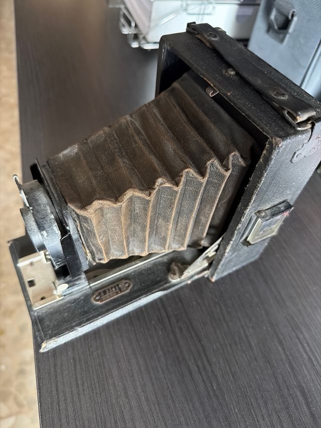 Cámara antigua de fuelle