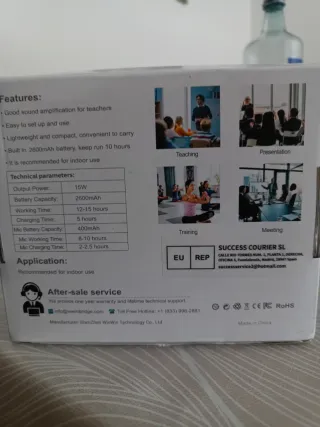 Altavoz Portátil para Profesor 15W