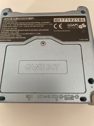Nintendo Game Boy Advance SP Azul