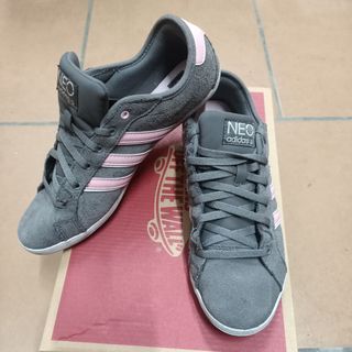 Adidas Neo Zapatillas Grises y Rosas