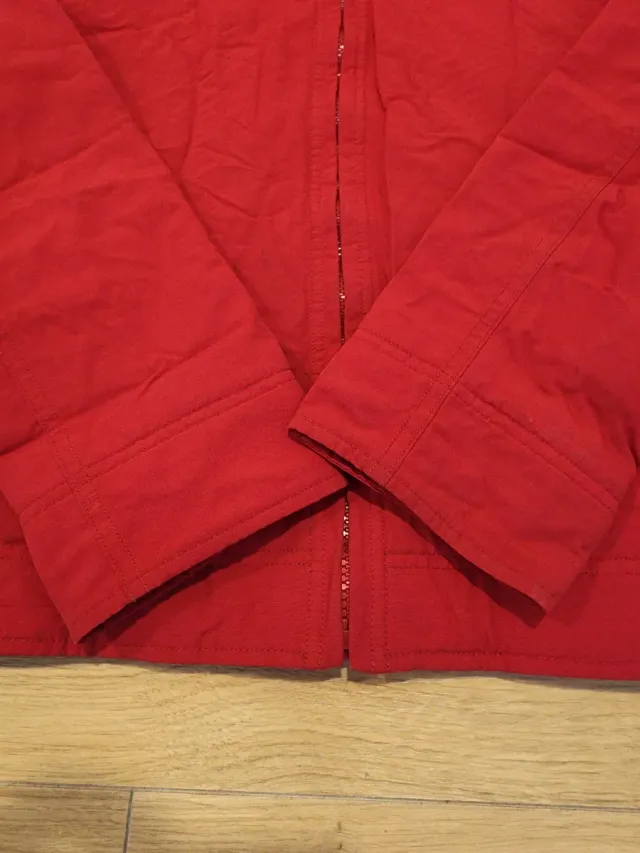 Abrigo Hollister Rojo Interior Borrego