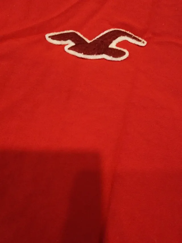 Abrigo Hollister Rojo Interior Borrego