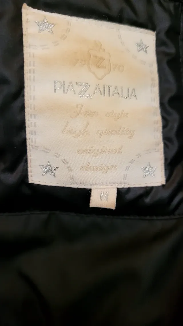 Giacca donna con pelliccia ecologica nera