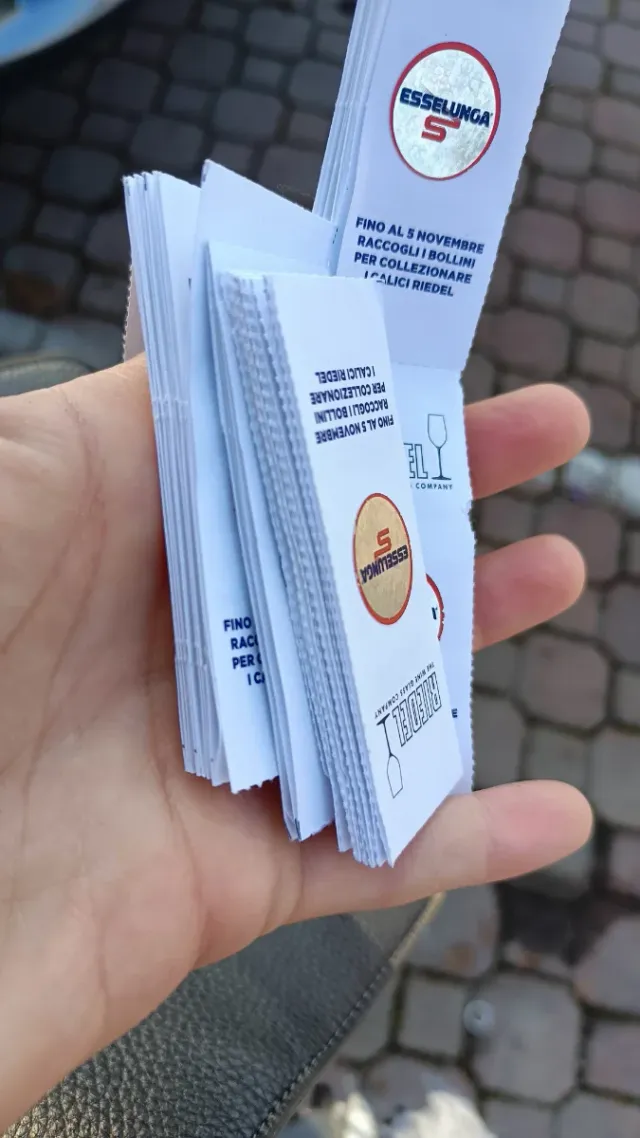 Bollini Esselunga per Calici Riedel