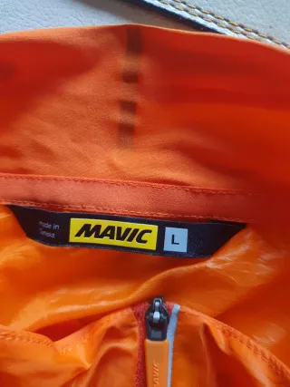 Chaleco cortavientos Mavic Talla L Naranja