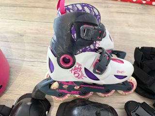 Patines Oxelo Play 5 + Casco y Protecciones