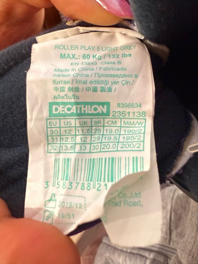 Patines Oxelo Play 5 + Casco y Protecciones