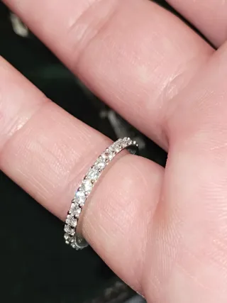 Anillo Plata Infinito Circonitas