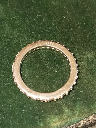 Anillo Plata Infinito Circonitas