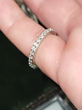 Anillo Plata Infinito Circonitas