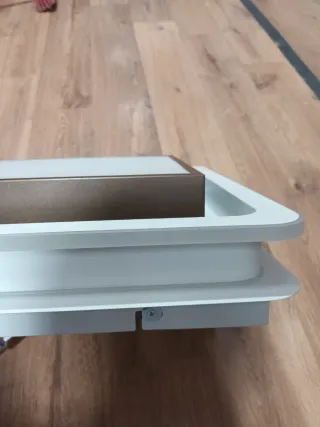 Lámpara Plafón Techo 80W Blanco-Marrón