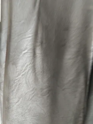 Vestido negro piel sintética talla M/38 nuevo