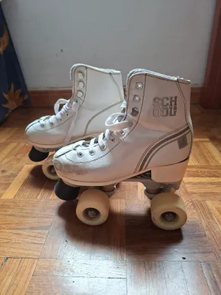 Patines artísticos blancos SCHOOL