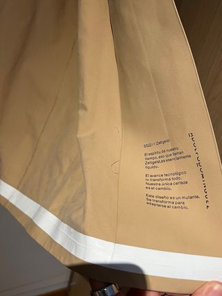 Gabardina Adolfo Domínguez Beige