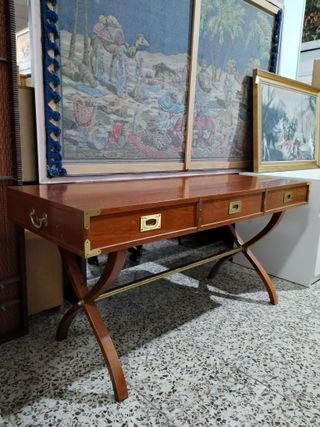 ESCRITORIO DE MADERA ESTILO BARCO