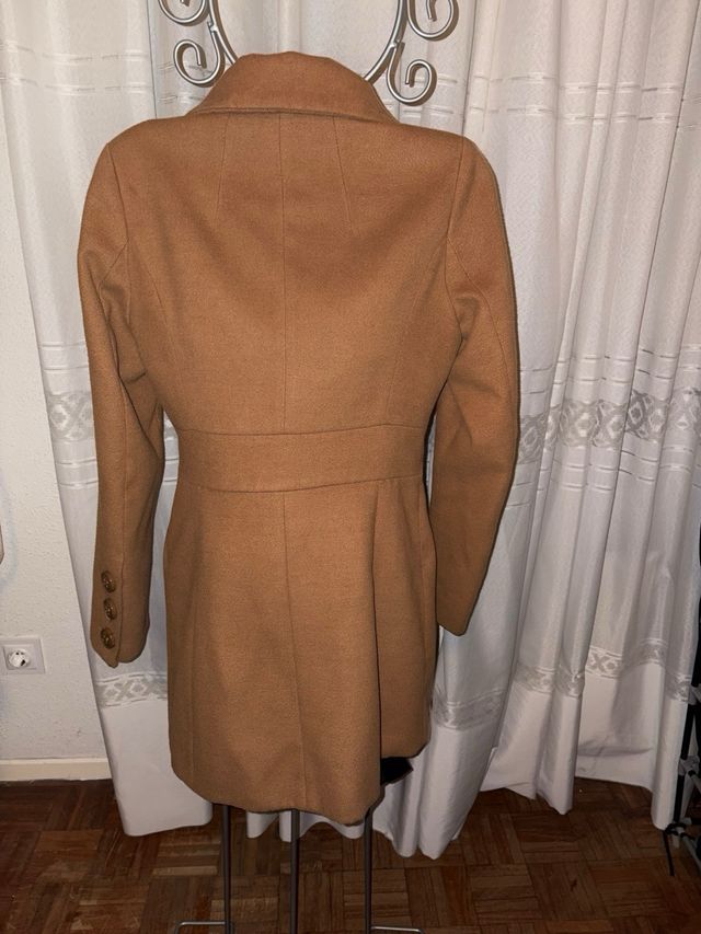 Abrigo Stradivarius Marrón Claro Talla S
