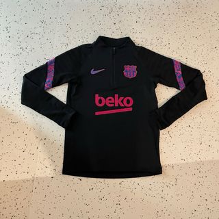 Chandál FC Barcelona Niño M Nike Auténtico Negro