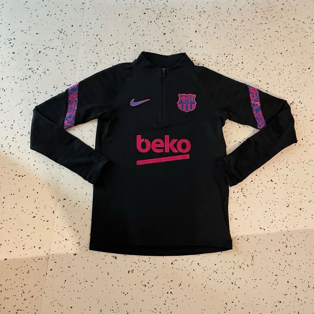 Chandál FC Barcelona Niño M Nike Auténtico Negro
