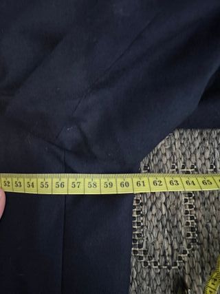 Blazer lana uomo vintage taglia XL blu