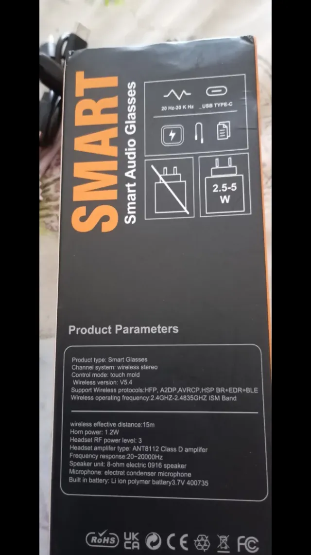 Gafas Inteligentes Audio Smart