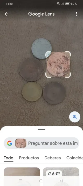 Lote de monedas antiguas