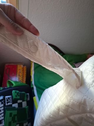 Bolso carro acolchado blanco