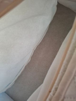 Bolso carro acolchado blanco