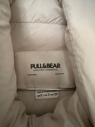 Chaleco acolchado beige