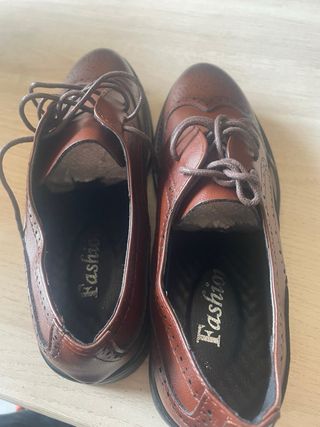 Zapatos de vestir hombre T43 marrones