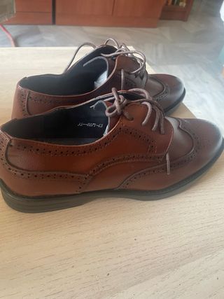 Zapatos de vestir hombre T43 marrones