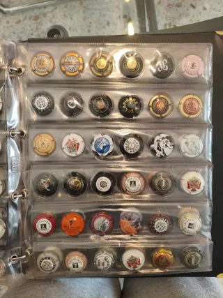 Álbum Chapas Cava + 108 Chapas Variadas